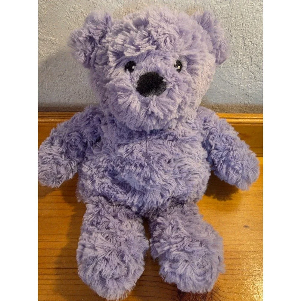 Warmies Lavender Teddy Bear Microwavable Weighted Plush French Lavender 13